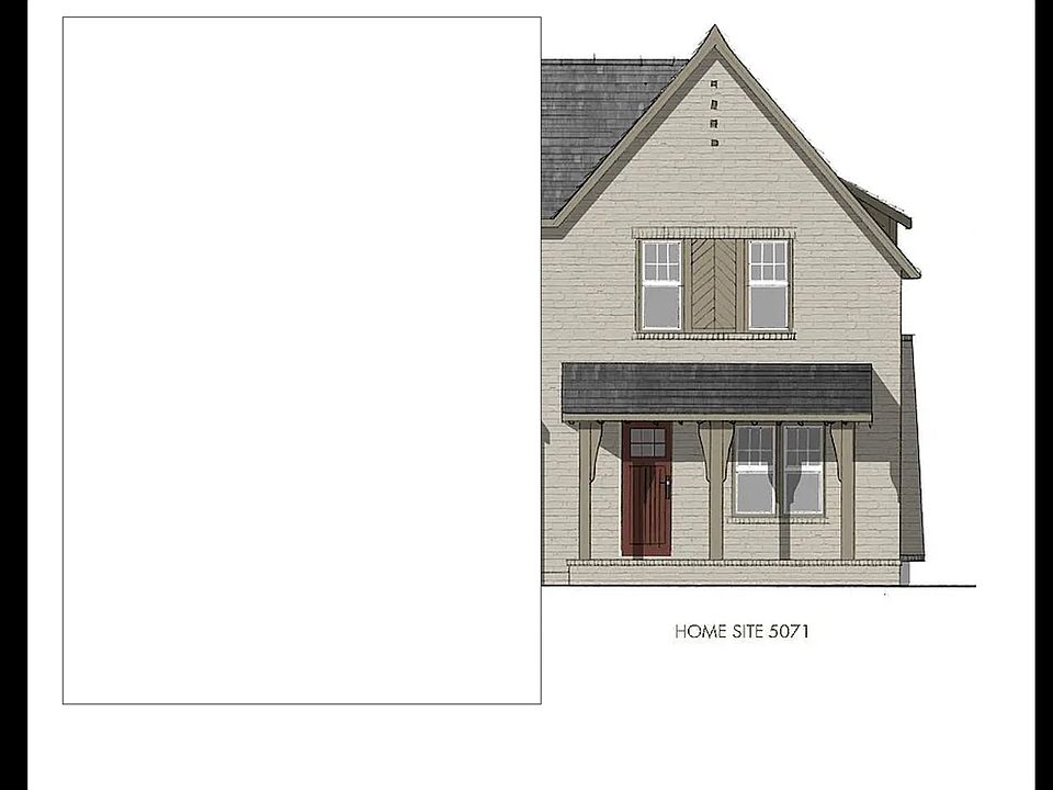 Homesite 5071 which is the corner home