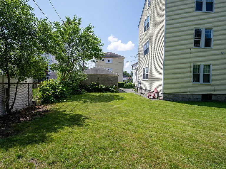 Large fenced Yard