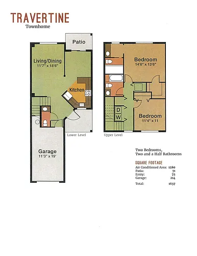 Floor plan Travertine
