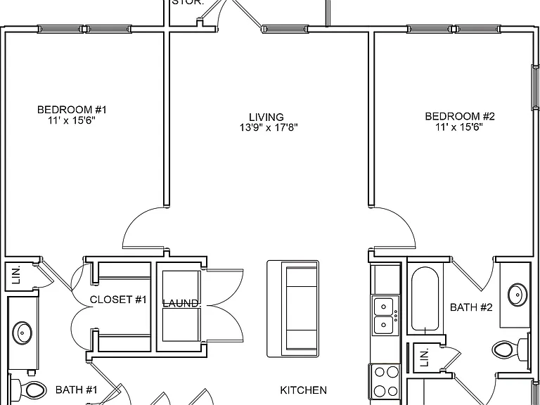 Capital Place at Southwood - Capital Place II - Alt - 2 Beds - 2 Baths - 1191 Sq. ft.