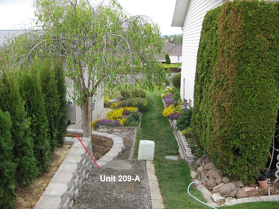 Unit A side viewing back