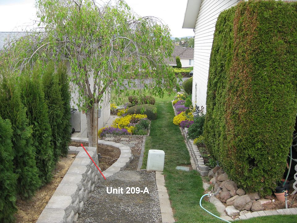 Unit A side viewing back