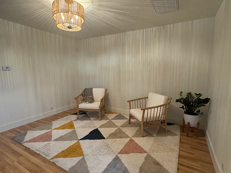 Very large living room. Can fit a sectional or large couch.