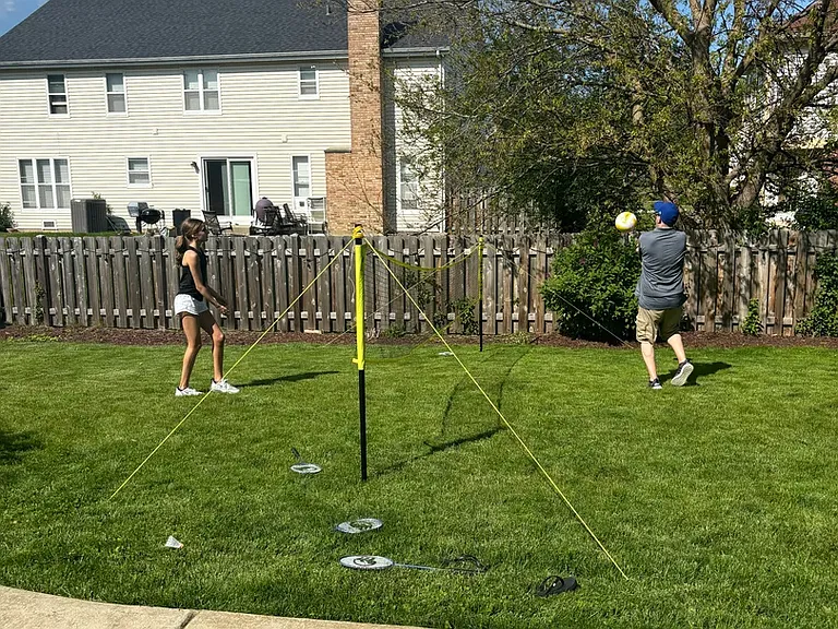 Large backyard