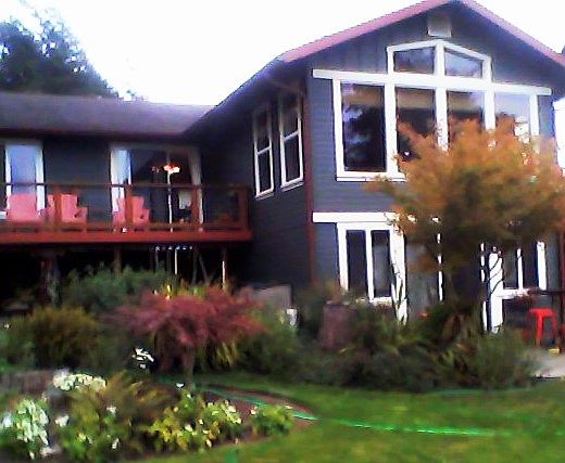 West side of house