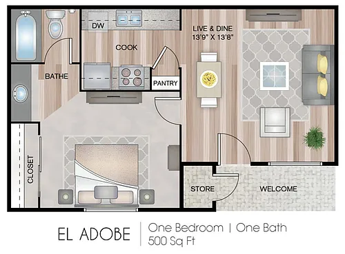 Floor plan Al Adobe