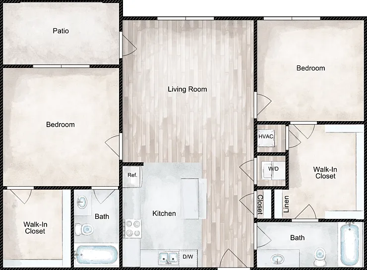 The Vega Floorplan Diagram
