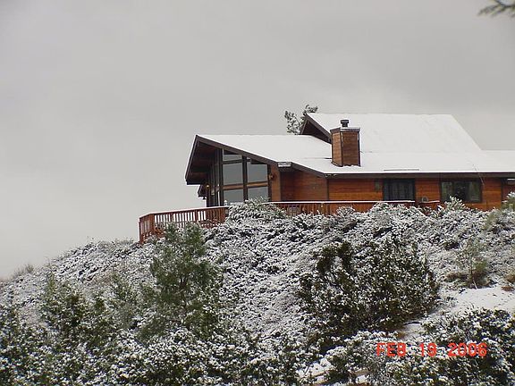 the deck gives a wonderful view, as do the  large windows