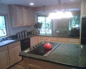 kitchen open to family room