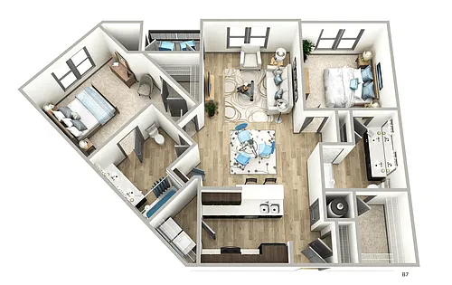 Floor plan B2D
