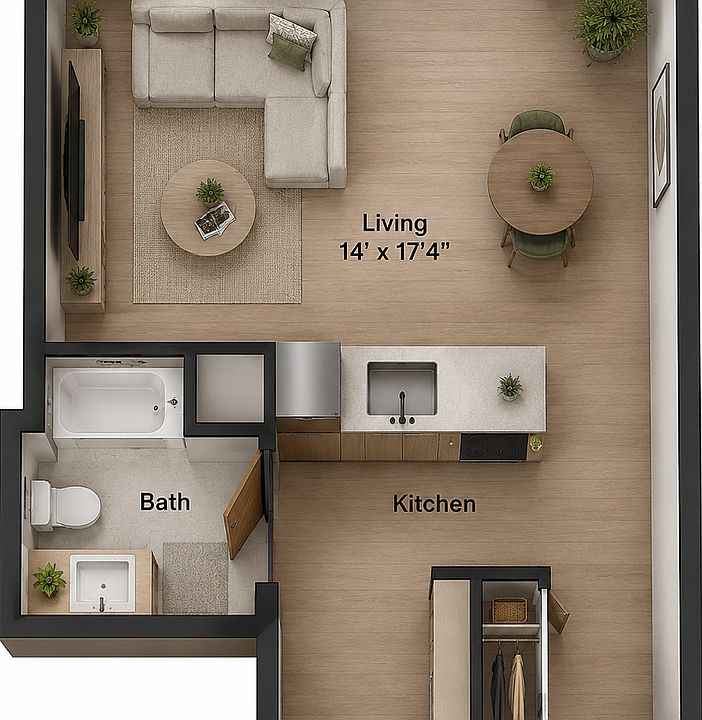 2nd image of 520 W Franklin St #1-1401