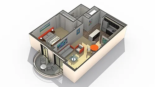 Floor plan Six 92