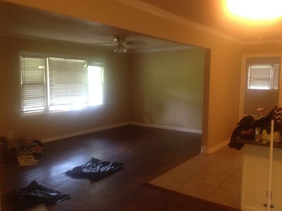 View from dining area