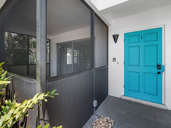 Unit 1 is downstairs. There are only four units in this boutique building.