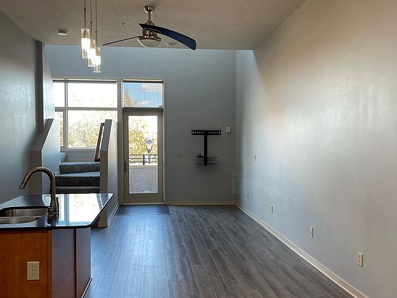 Living Room space and door to balcony