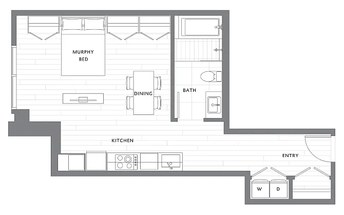 Floor plan Studio S7