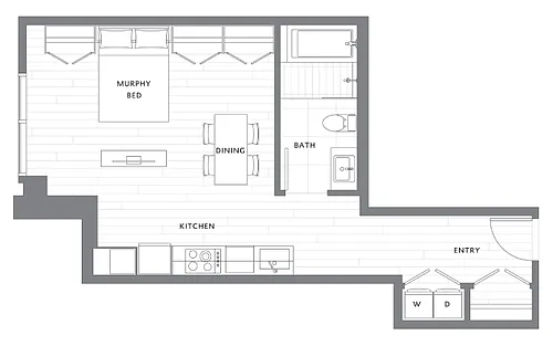 Floor plan Studio S7