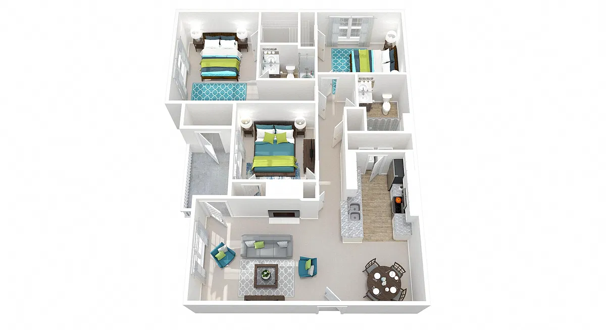 Floor plan Renovated Emerald