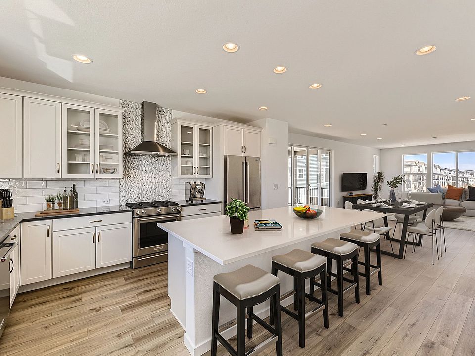 Plan 2203 Kitchen, Dining Great Room - Virtually