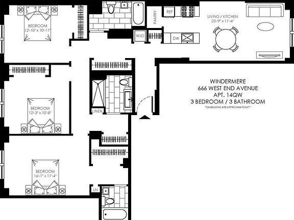 2nd image of 666 W End Ave #14QW