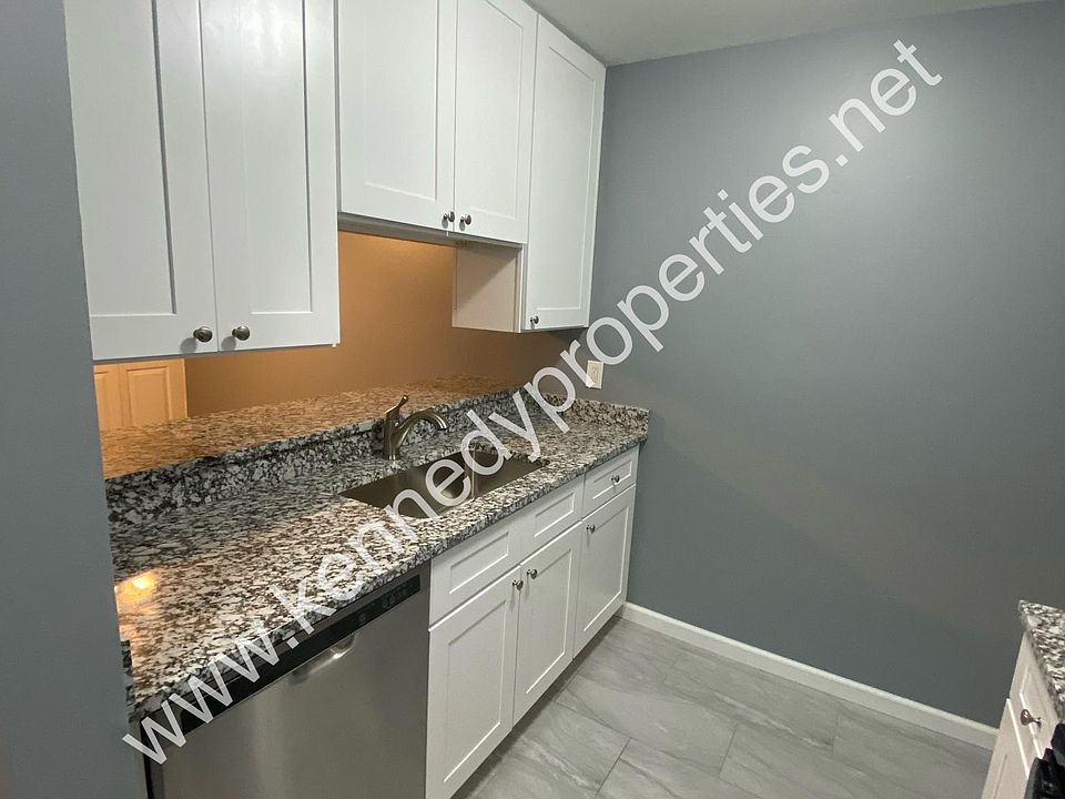 Kitchen with granite countertops