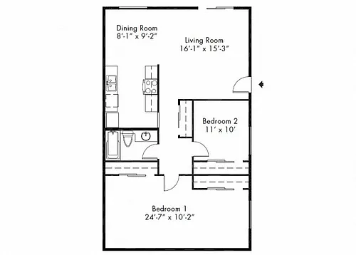 Floor plan Floorplan D