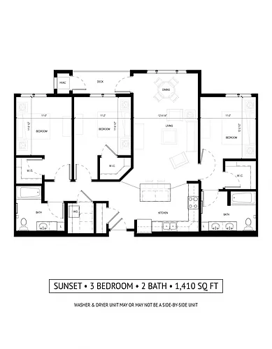 Floor plan Sunset