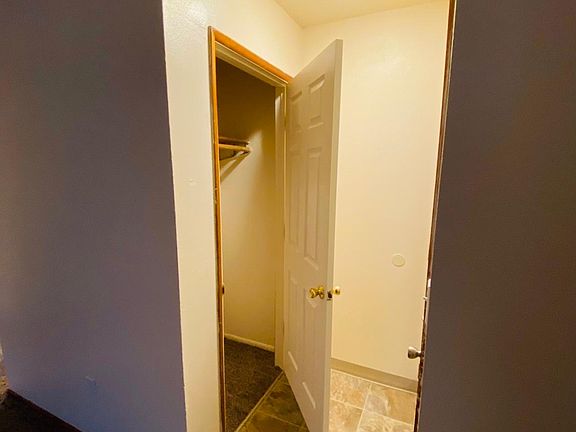 Coat closet in front entry