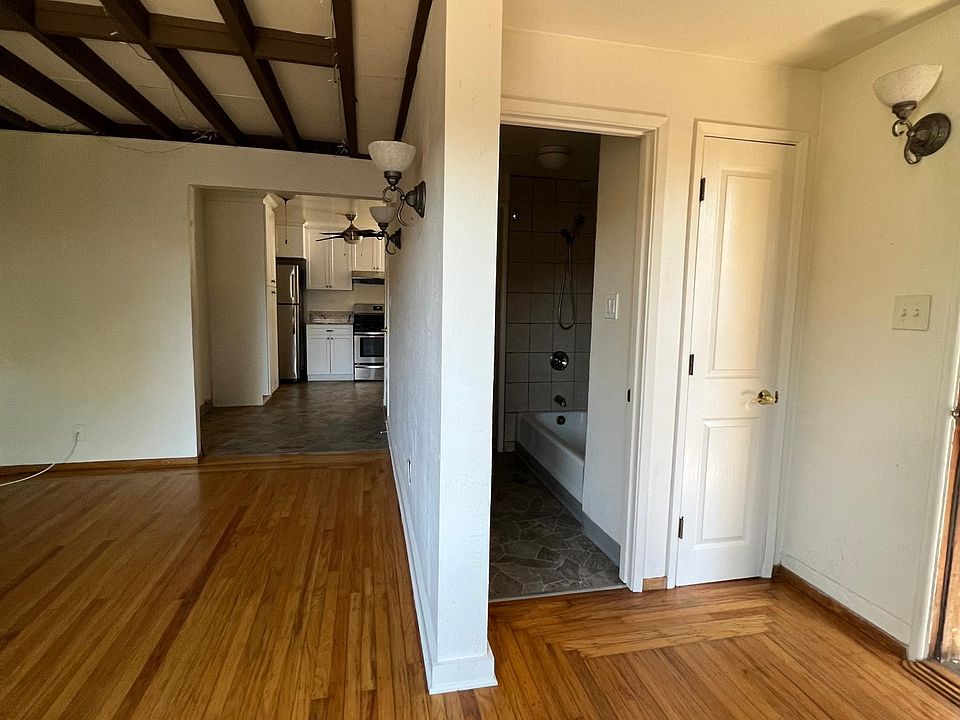 Entry area and living room