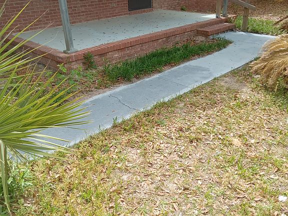 The front entrance to the home.