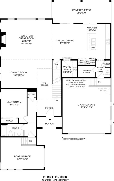 Hillrose Plan, Toll Brothers at Timnath Lakes - Overlook Collection