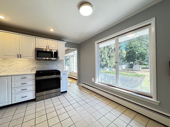 Start each morning in a sun-filled kitchen