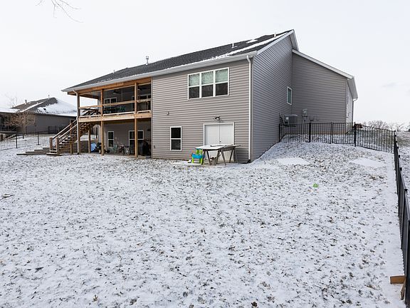 Expansive backyard area