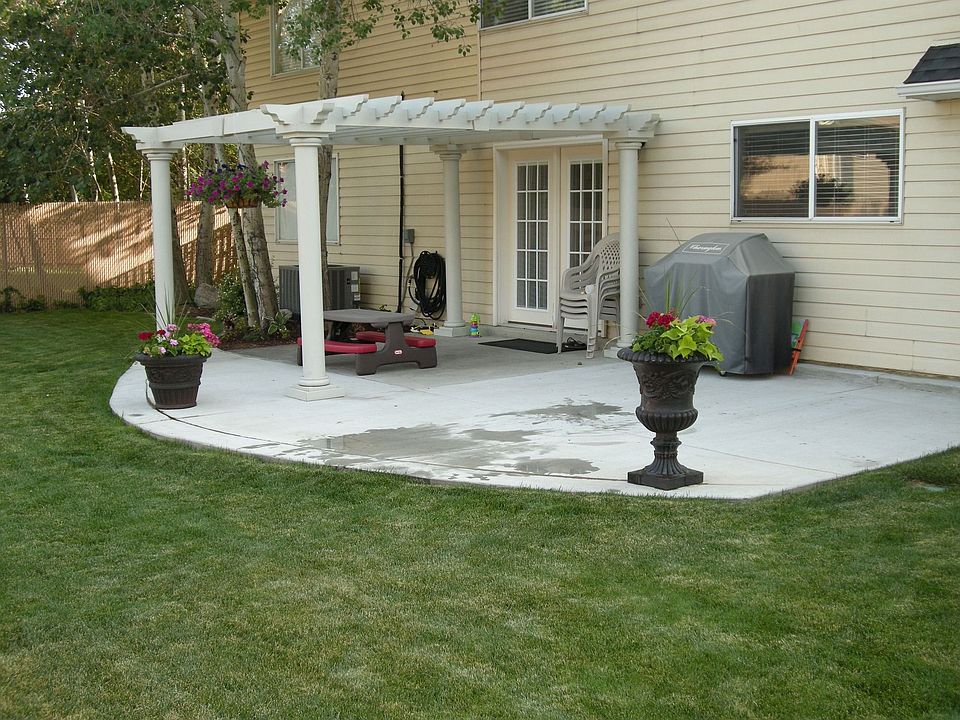 New large patio, Pergola, Frech Doors