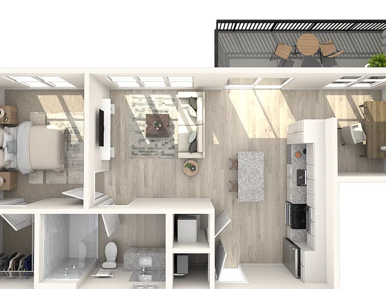 A4.0 | One Bedroom, One Bathroom + Den A4.0 | One Bedroom, One Bathroom + Den