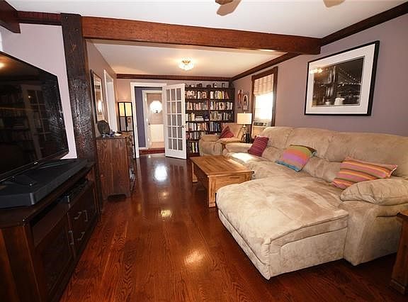 Spacious Living Room with all the original woodwork