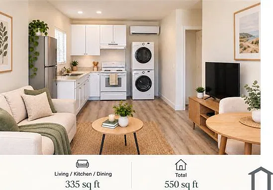 1 bed, 550 sqft, $1,550 — Photo 2