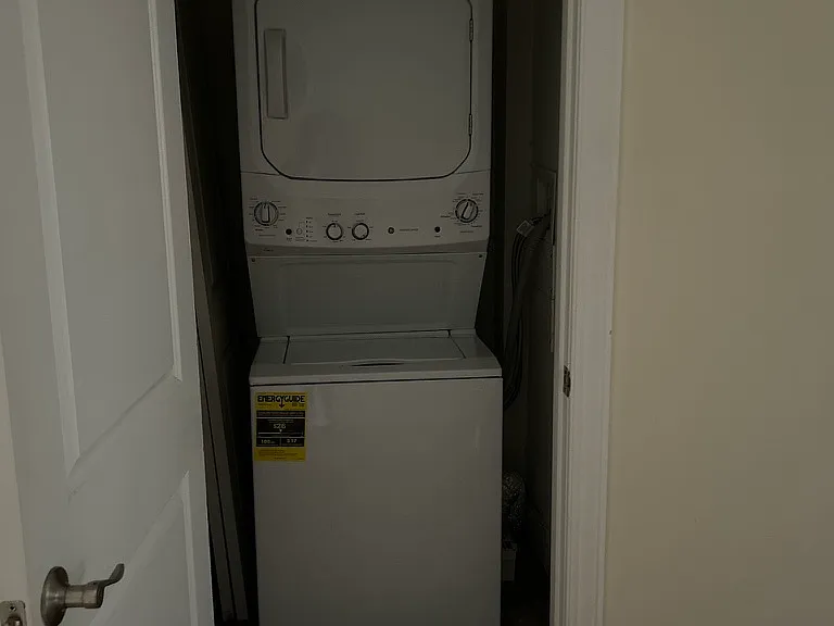 Washer and dryer in unit