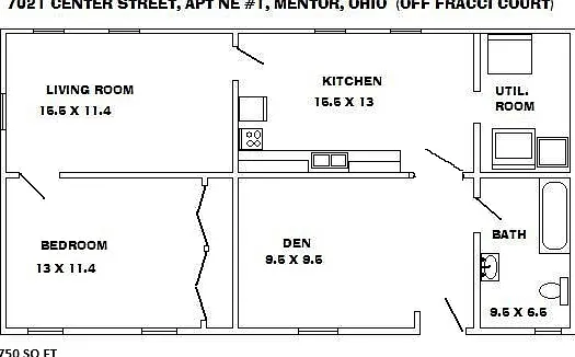 1 bed, 770 sqft, $995 — Photo 4