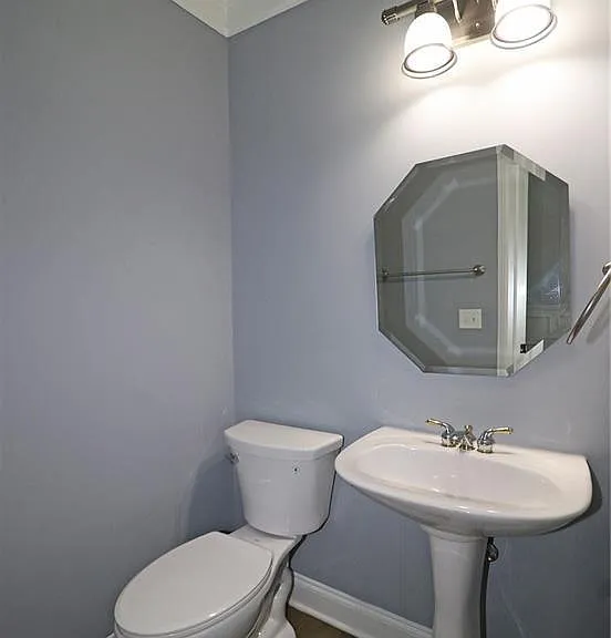 Half bath, off the living room