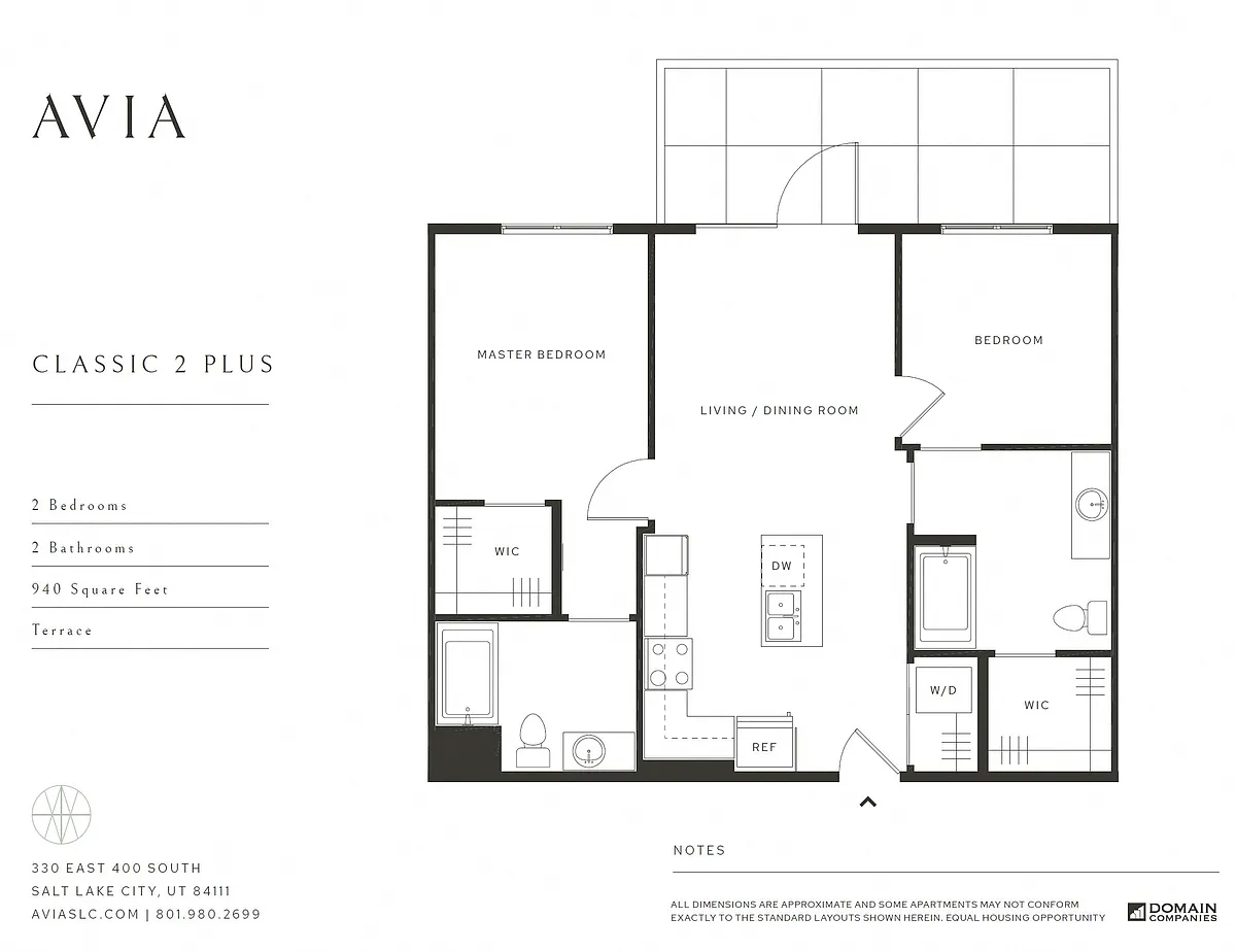 Floor plan Classic 2 Plus