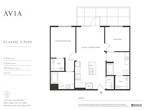 Floor plan Classic 2 Plus