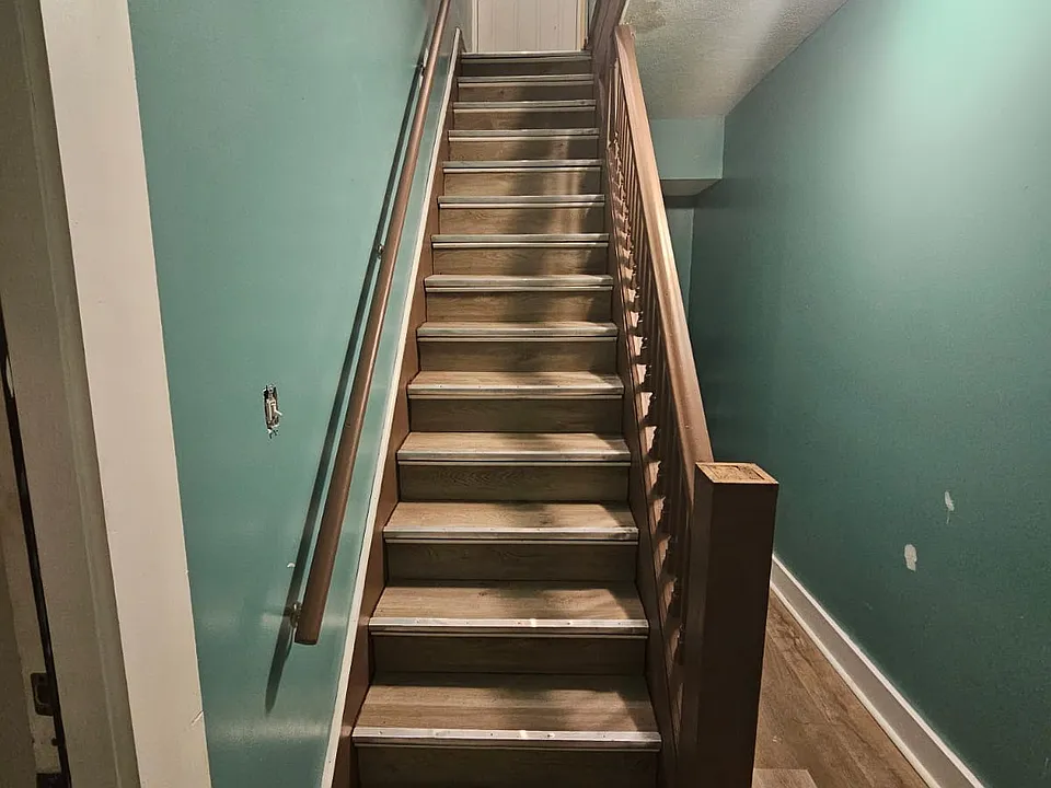 Staircase to the second floor Apartment.