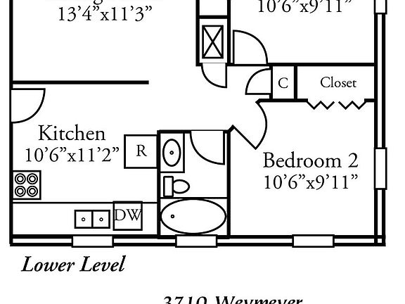 5th image of 3710 Weymeyer Dr #1