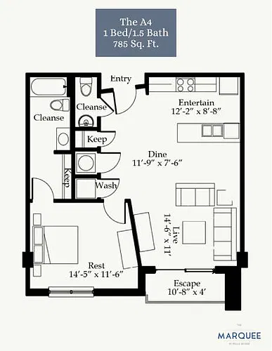 Floor plan A4