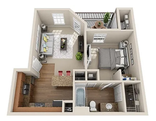 Floor plan A1R