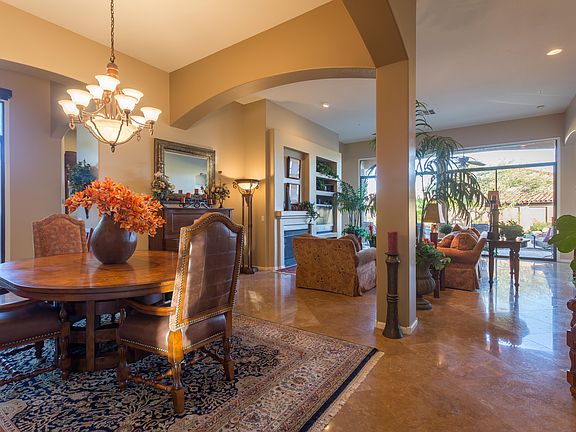 Dining and living rooms