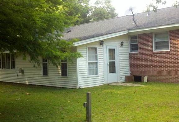 Totally fenced back yard