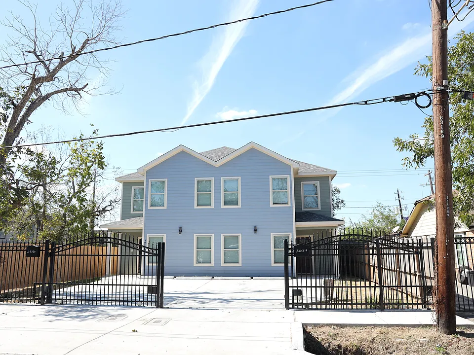 View of the front Unit A on the left and Unit B on the Right
