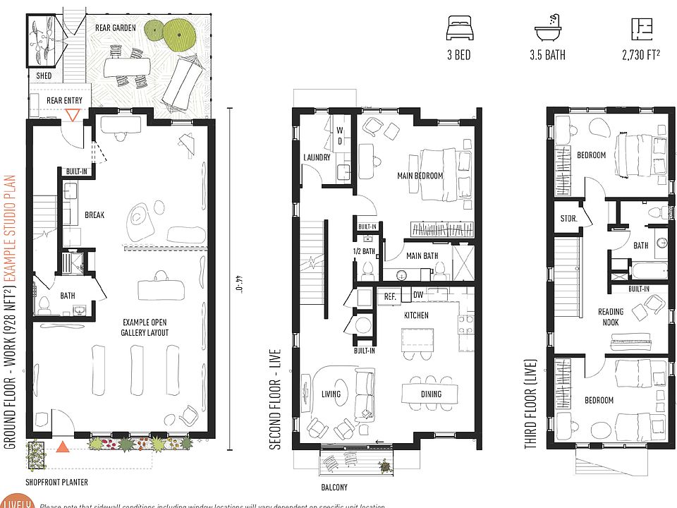 Floorplans - The Industrious Live-Work
